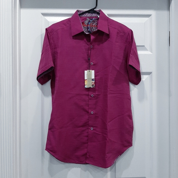 Robert Graham Briarwood Magenta Classic Fit Shirt - Picture 1 of 5